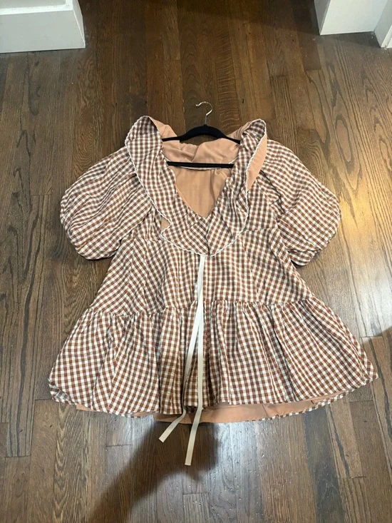 FLL mini gingham dress - Picture 2 of 3
